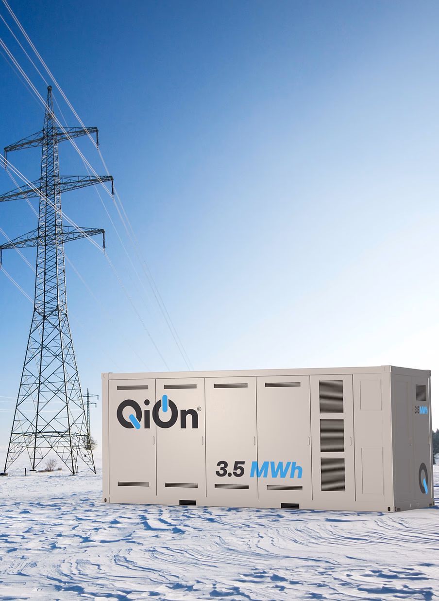 THUNDERSTORAGE BESS being lifted during production