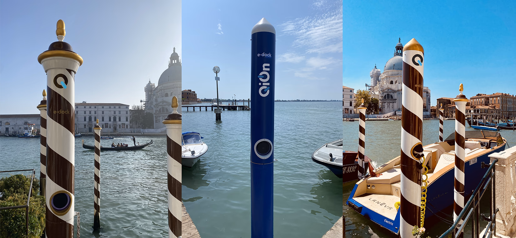 E‑DOCK installation in Venice