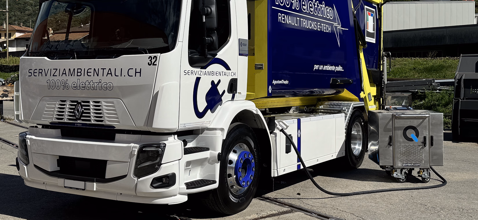 QUBE Swiss garage truck