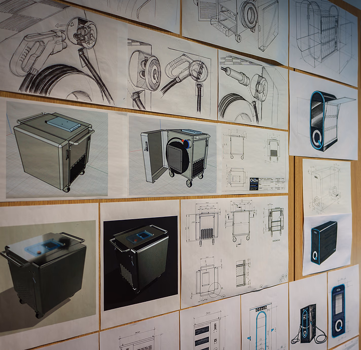 3D vision scanning system for MCS mining charging by QiOn
