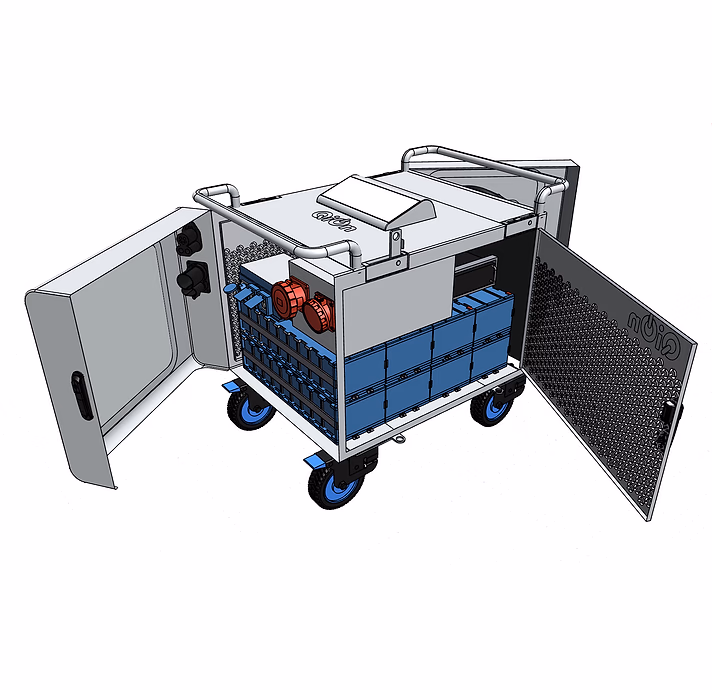 Mobile charger interior design by QiOn