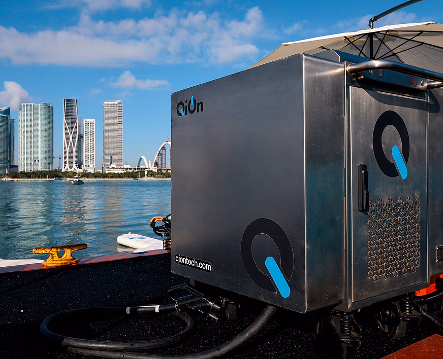 QiOn QUBE at Miami pit stop